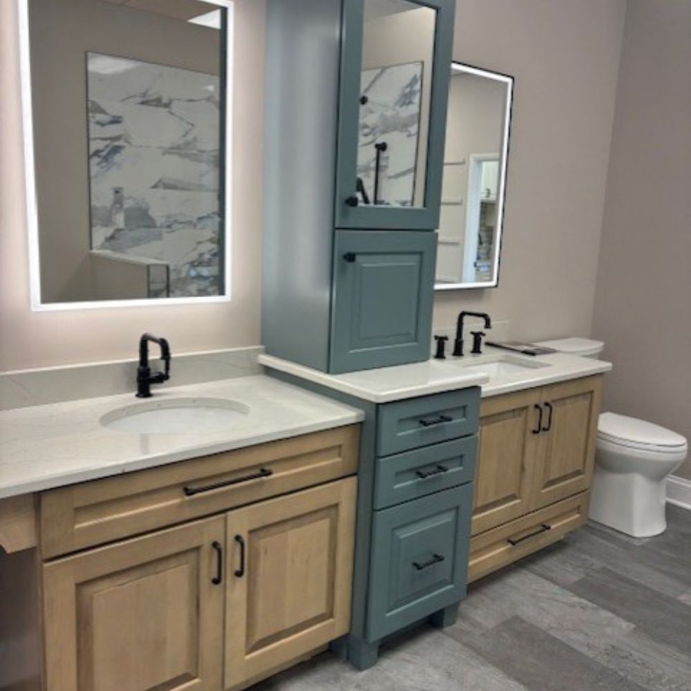 North Olmstead showroom bathroom display