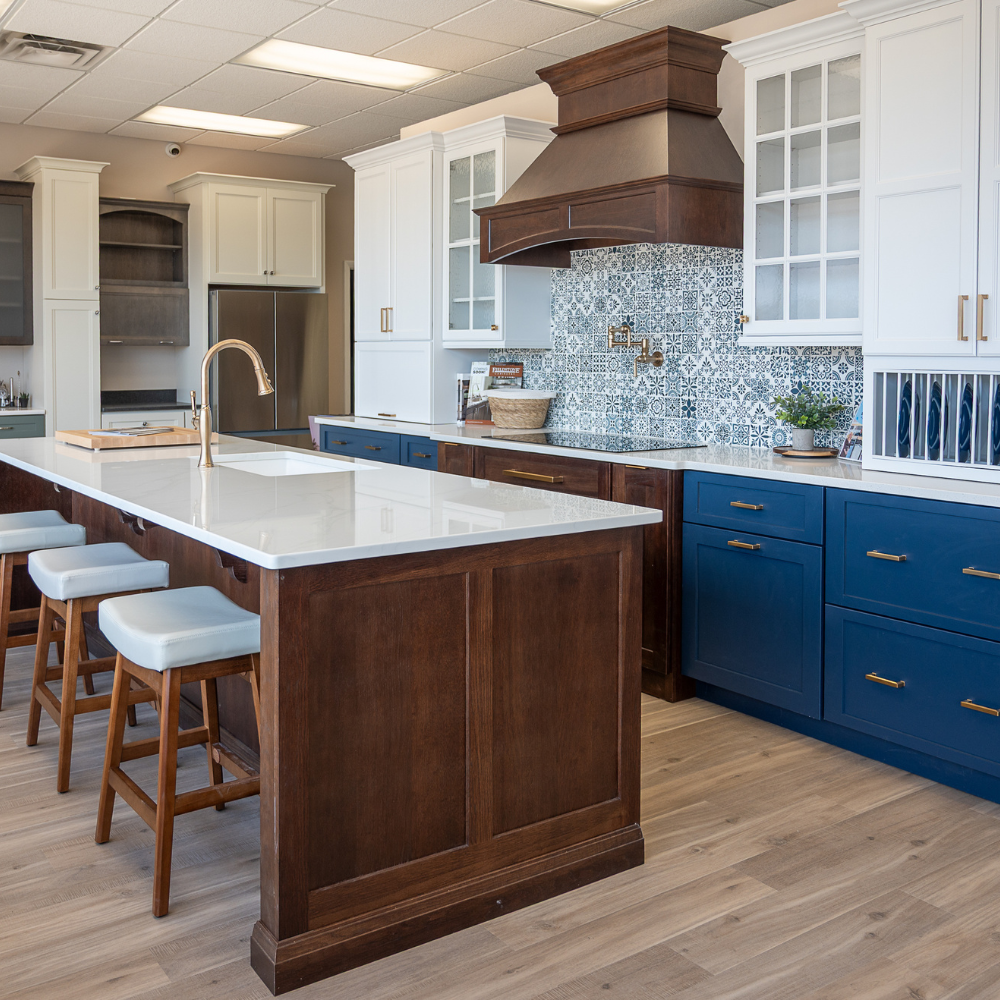 Kitchen display at Kiba Studios in North Olmsted