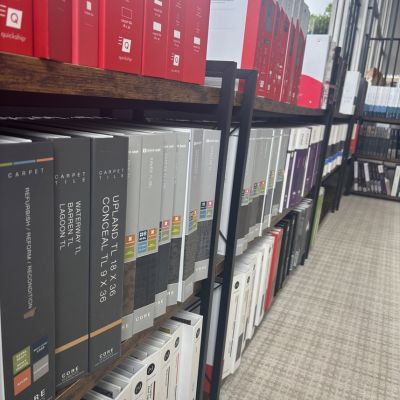 commercial flooring showroom in Akron, OH