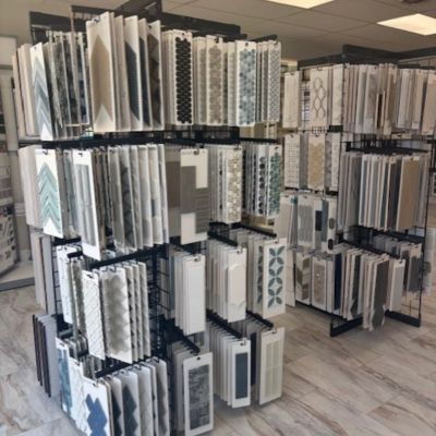 tile backsplash display at MDG Flooring America